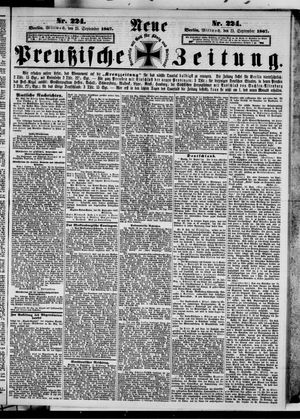 Neue preußische Zeitung vom 25.09.1867