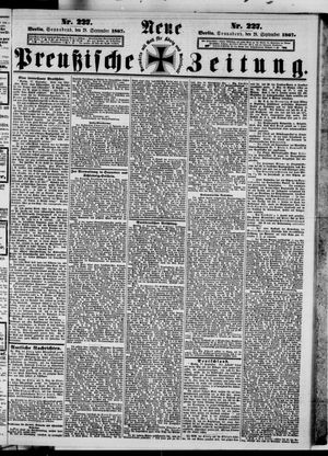Neue preußische Zeitung vom 28.09.1867