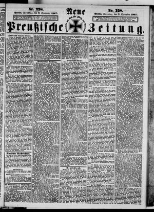 Neue preußische Zeitung vom 29.09.1867