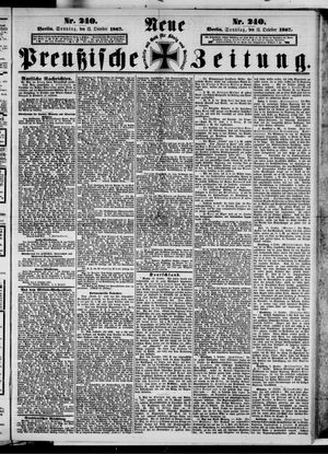 Neue preußische Zeitung vom 13.10.1867