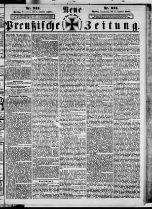 Neue preußische Zeitung vom 15.10.1867