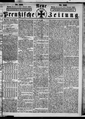Neue preußische Zeitung vom 02.11.1867
