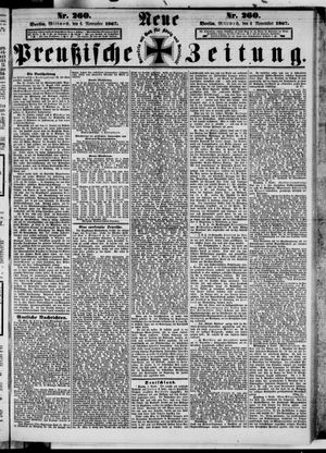 Neue preußische Zeitung vom 06.11.1867