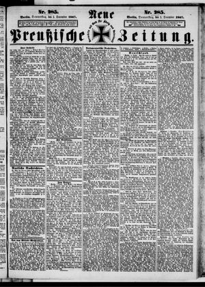 Neue preußische Zeitung vom 05.12.1867