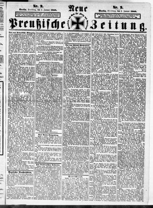 Neue preußische Zeitung vom 03.01.1868