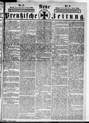 Neue preußische Zeitung vom 09.01.1868