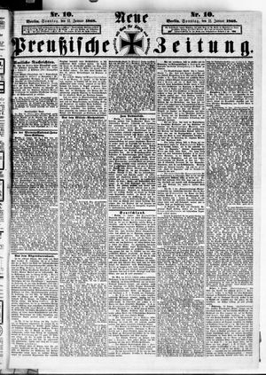 Neue preußische Zeitung vom 12.01.1868