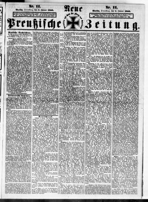 Neue preußische Zeitung vom 14.01.1868