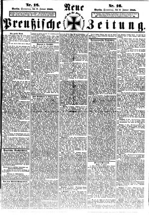 Neue preußische Zeitung on Jan 19, 1868