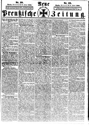 Neue preußische Zeitung vom 22.01.1868