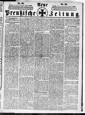 Neue preußische Zeitung vom 25.01.1868