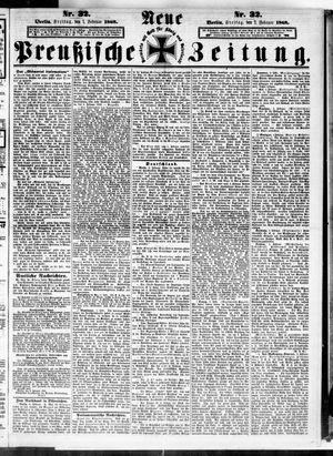 Neue preußische Zeitung vom 07.02.1868