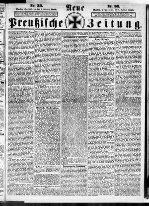 Neue preußische Zeitung vom 08.02.1868