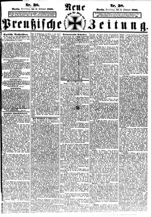 Neue preußische Zeitung vom 14.02.1868
