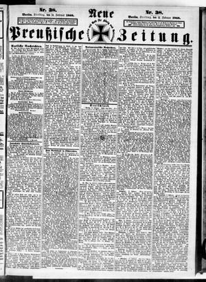 Neue preußische Zeitung vom 14.02.1868