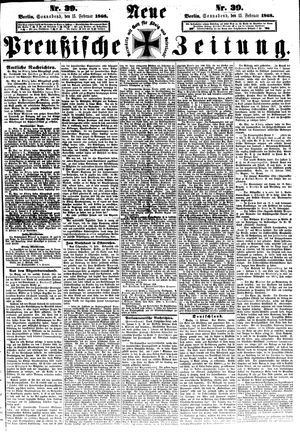 Neue preußische Zeitung on Feb 15, 1868