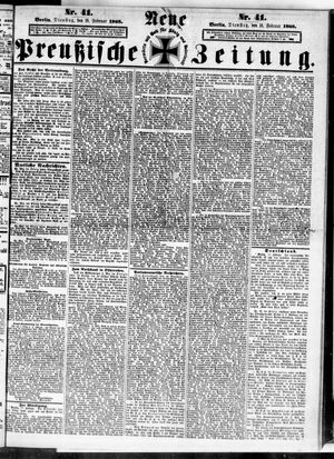 Neue preußische Zeitung vom 18.02.1868