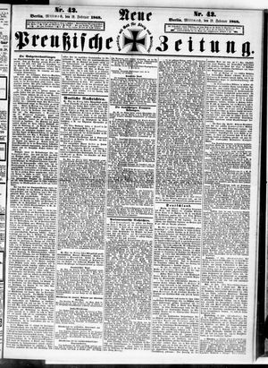 Neue preußische Zeitung vom 19.02.1868