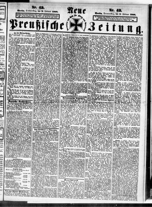 Neue preußische Zeitung vom 20.02.1868