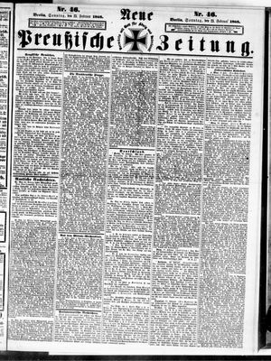 Neue preußische Zeitung vom 23.02.1868