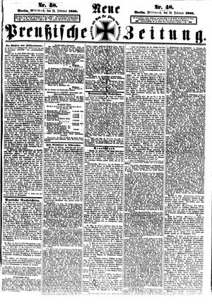 Neue preußische Zeitung on Feb 26, 1868