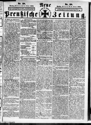 Neue preußische Zeitung on Feb 26, 1868