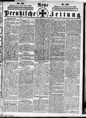 Neue preußische Zeitung on Feb 28, 1868