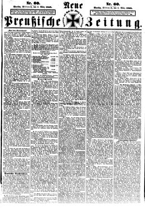 Neue preußische Zeitung vom 11.03.1868