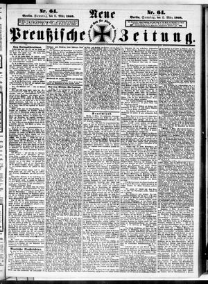 Neue preußische Zeitung vom 15.03.1868