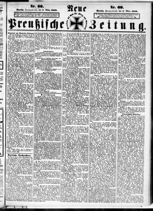 Neue preußische Zeitung on Mar 21, 1868