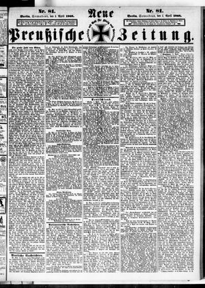 Neue preußische Zeitung vom 04.04.1868