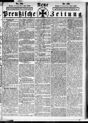 Neue preußische Zeitung vom 07.04.1868