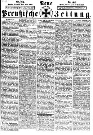 Neue preußische Zeitung vom 08.04.1868