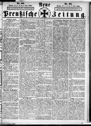 Neue preußische Zeitung vom 15.04.1868