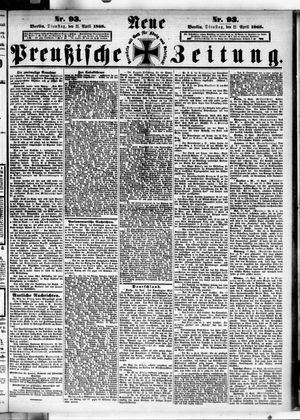 Neue preußische Zeitung vom 21.04.1868