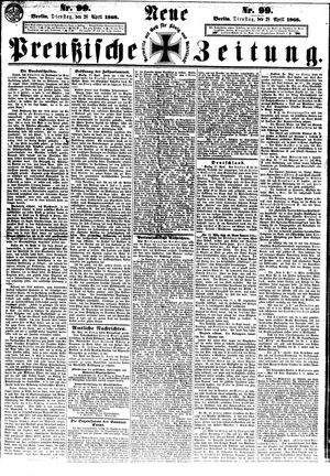 Neue preußische Zeitung on Apr 28, 1868