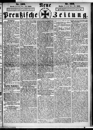 Neue preußische Zeitung vom 01.05.1868