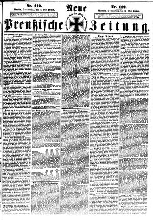 Neue preußische Zeitung vom 14.05.1868