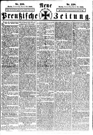Neue preußische Zeitung on May 21, 1868