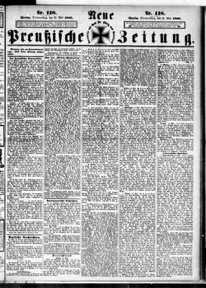 Neue preußische Zeitung on May 21, 1868
