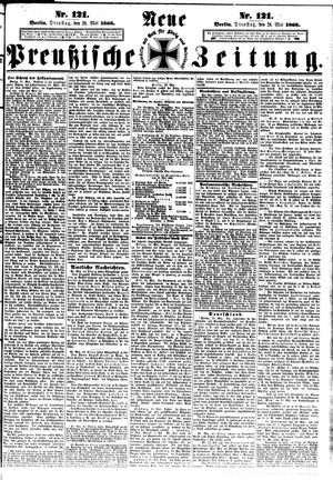 Neue preußische Zeitung on May 26, 1868