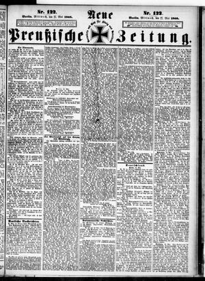 Neue preußische Zeitung vom 27.05.1868
