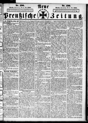 Neue preußische Zeitung vom 31.05.1868