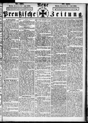 Neue preußische Zeitung vom 07.06.1868