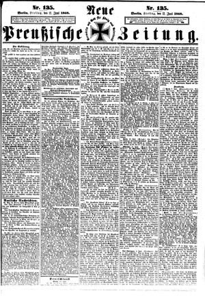 Neue preußische Zeitung on Jun 12, 1868