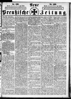 Neue preußische Zeitung vom 14.06.1868