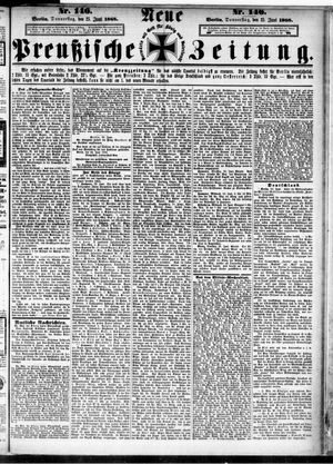 Neue preußische Zeitung vom 25.06.1868