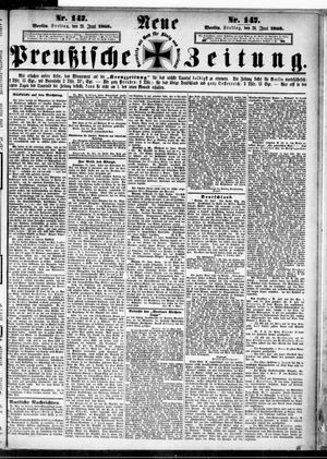 Neue preußische Zeitung vom 26.06.1868