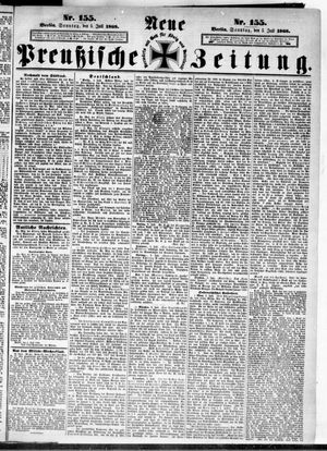 Neue preußische Zeitung vom 05.07.1868