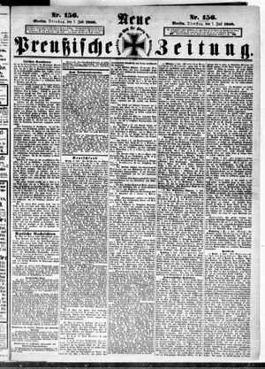 Neue preußische Zeitung vom 07.07.1868